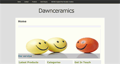 Desktop Screenshot of dawnceramics.com